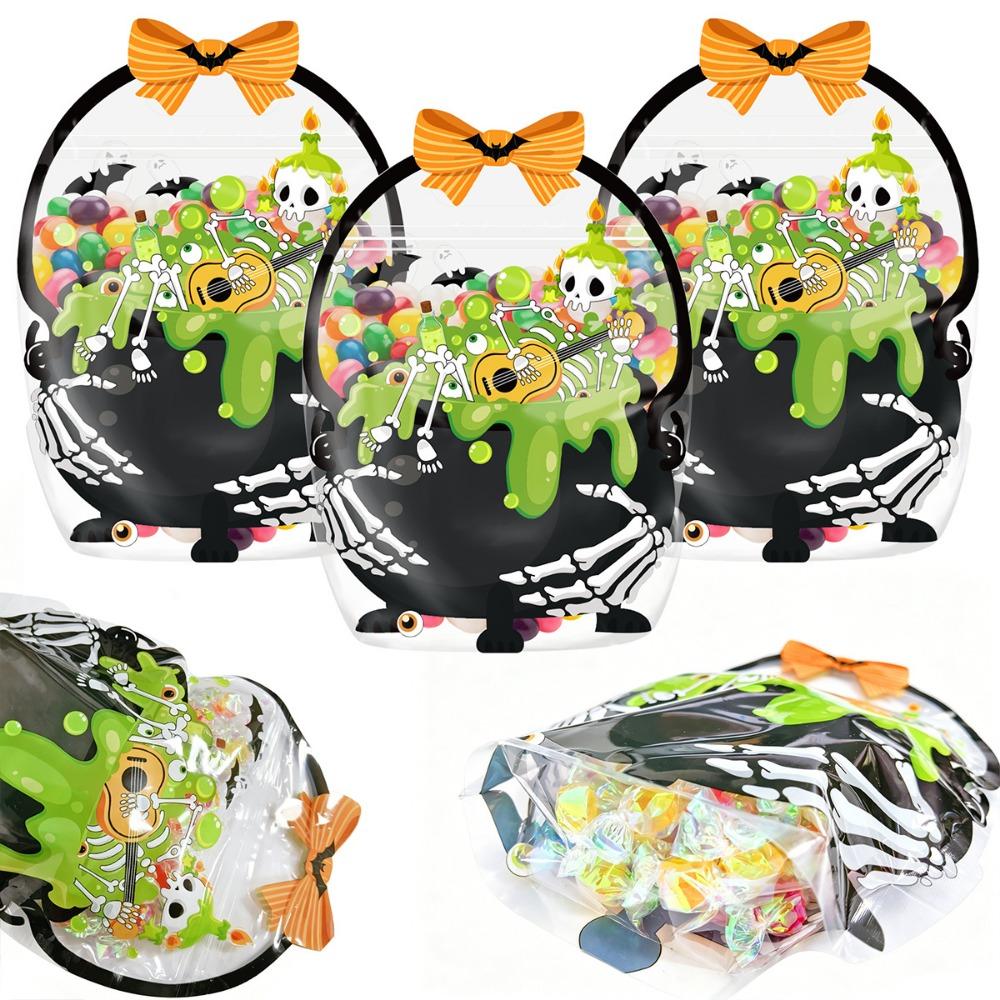 20PCS Multicolor Self Sealing Bags Cartoon Pattern Packaging Bags Storage Pouches Party Supplies
