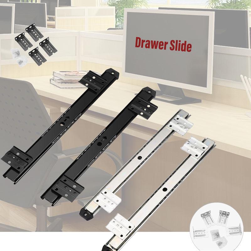 Keyboard Computer Sliding Tray Under Desk Drawer Stand Extender Sturdy Steel