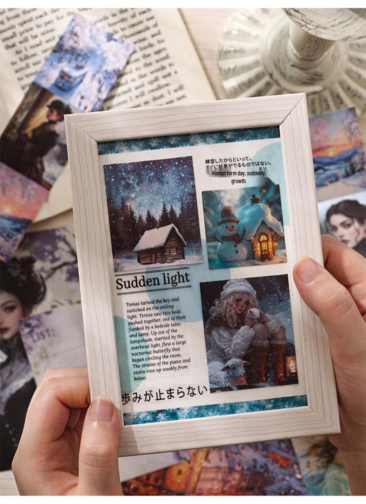 Retro DIY Scrapbook Gift Set: Journal & Stationery Supplies Box