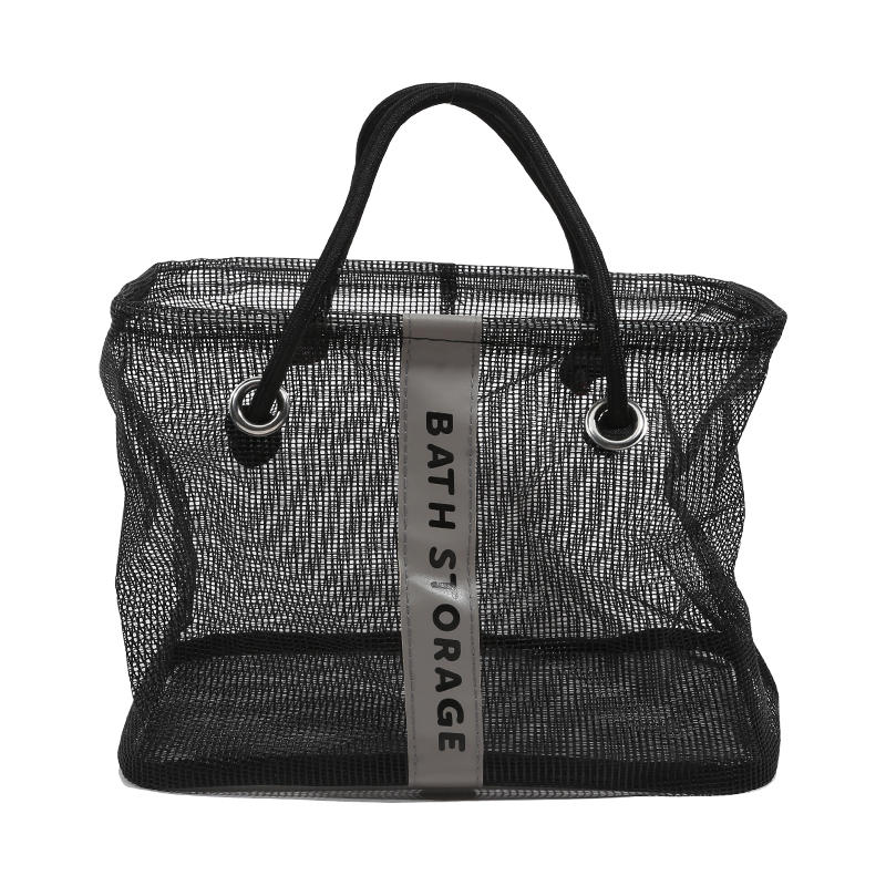 Large Capacity Cosmetic Bag Portable Travel Wash Handbag Bathroom Transparent Shower Makeup Pouch Unisex Toiletries Organizer