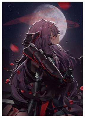Ichiban Kuji Goddess of Victory: NIKKE CHAPTER4 F Prize Clear Poster [Kuren: Black Shadow]