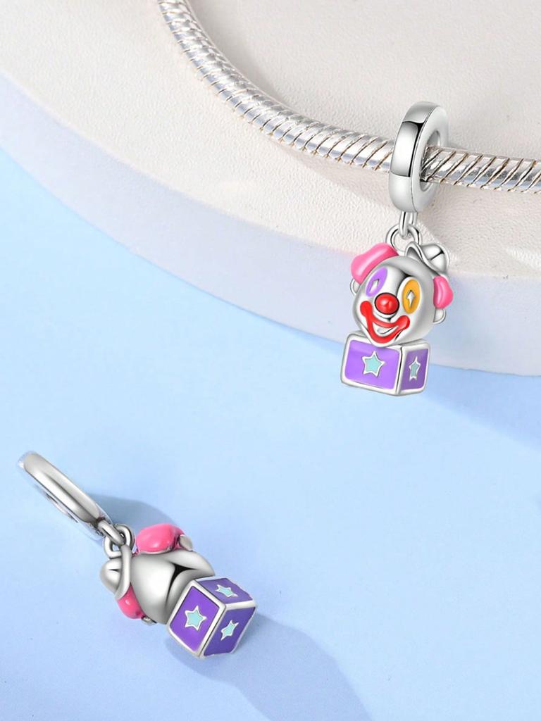 Charms Plata Copper Colors Circusclown Beads Charm Beads Charm Pendant For Original Bracelet For Women Diy Jewelry Love Gift