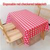 Handun Commercial Disposable Black & White Checkered Fabric Tablecloth