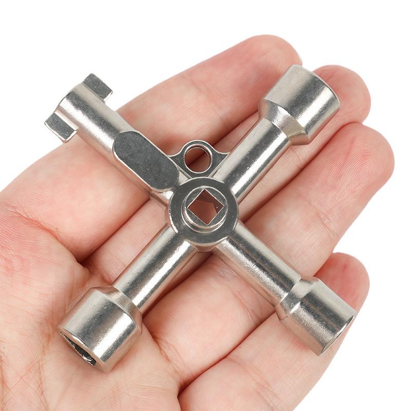 Cross-shaped Key Wrench, Water Meter Valve Key, Internal Triangular Wrench, Multi-purpose Tool