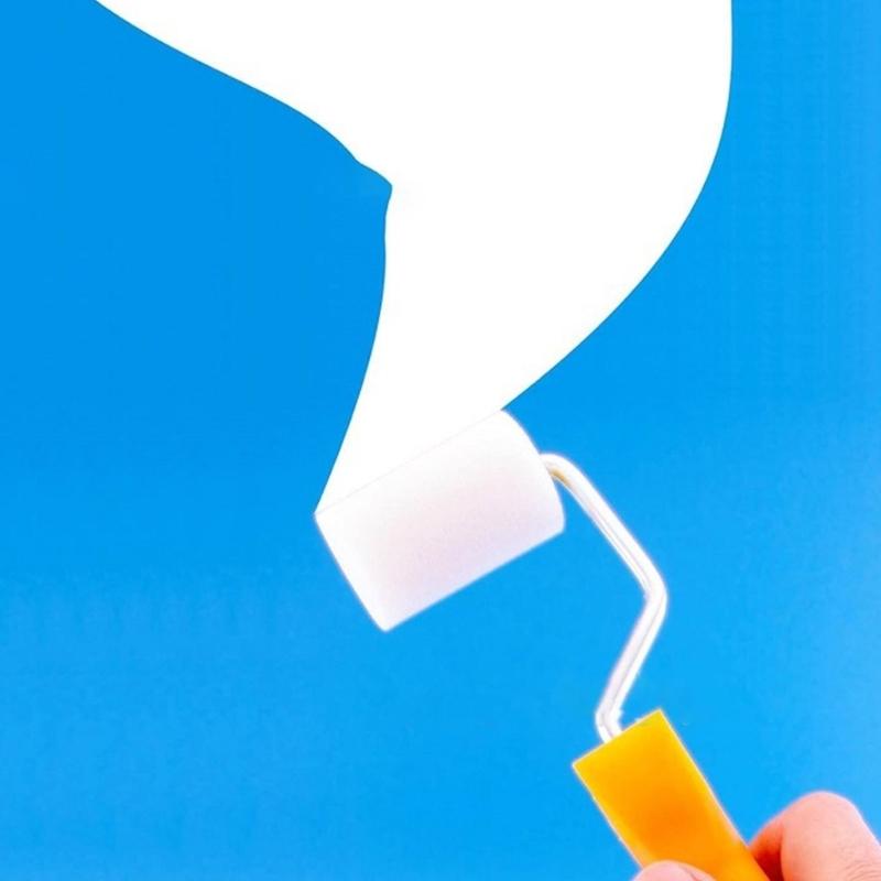 8Pcs 2 Inch Mini Paint Roller Set Small Roller Brushes Quick Changes Designs Small Painting Tool for Detailed Work