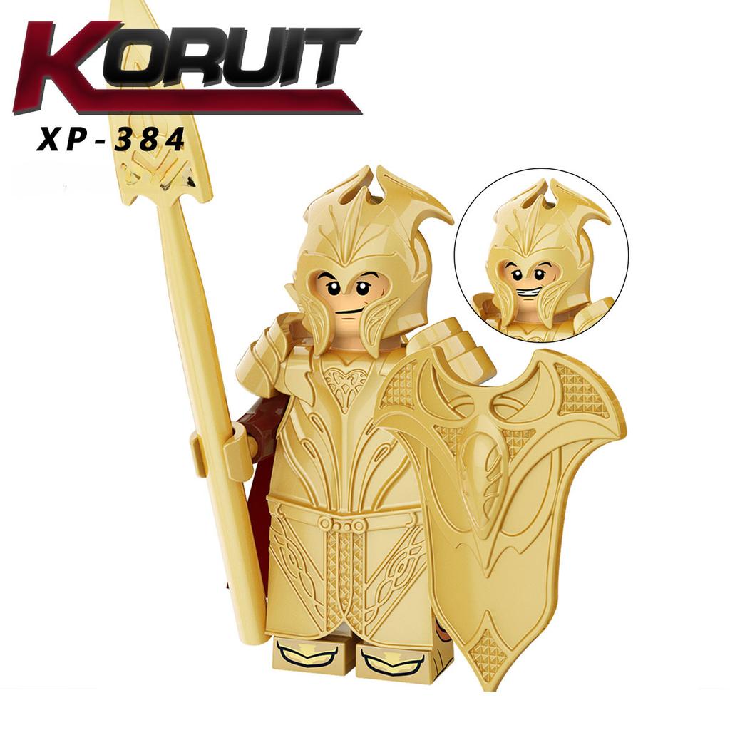 KT1050 Soldado Medieval Guarda Arqueiro Brinquedo de Bloco de Construção Infantil XP381-388