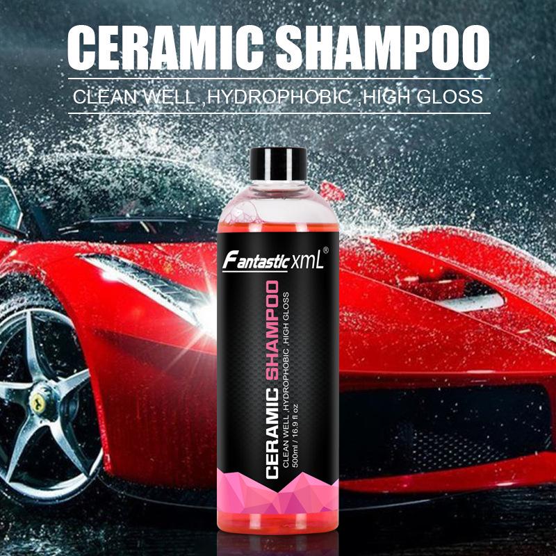 High-Foam Ceramic Coating Car Wash Liquid - Super Concentrated Pre-Wash Formula for Enhanced Cleaning.