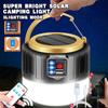 1Pc LED Solar Charging Bulb Energy Saving Bulb Lamp Night Market Lamp Mobile Outdoor Camping Solar Power Outage Emergency Light