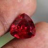 6 Ct CERTIFIED Natural Red Ruby Trillion Shape GORGEOUS Loose Gemstone