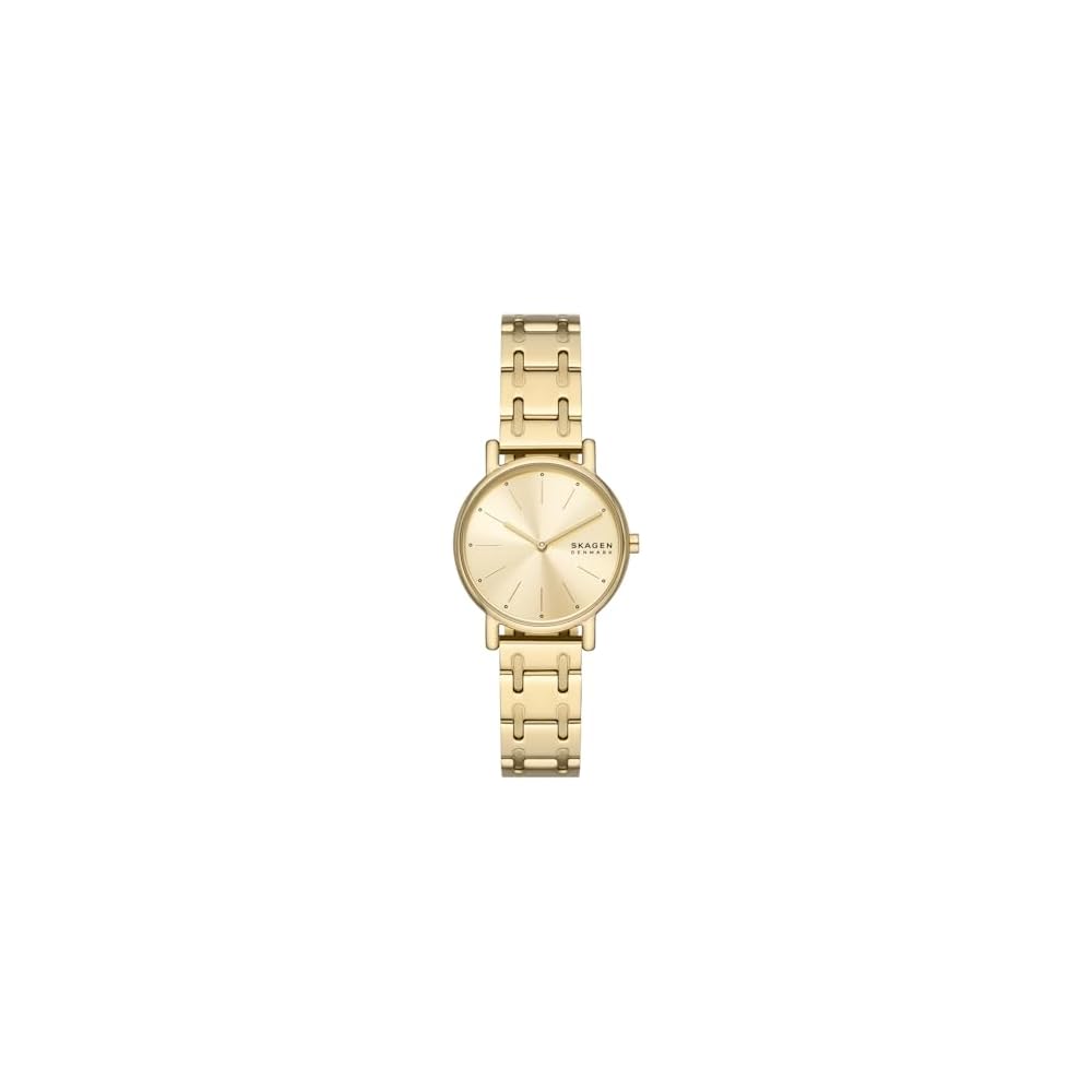 Skagen Signatur Lille SKW3124 Women s Gold Watch with Quartz Movement and Stainless Steel Band