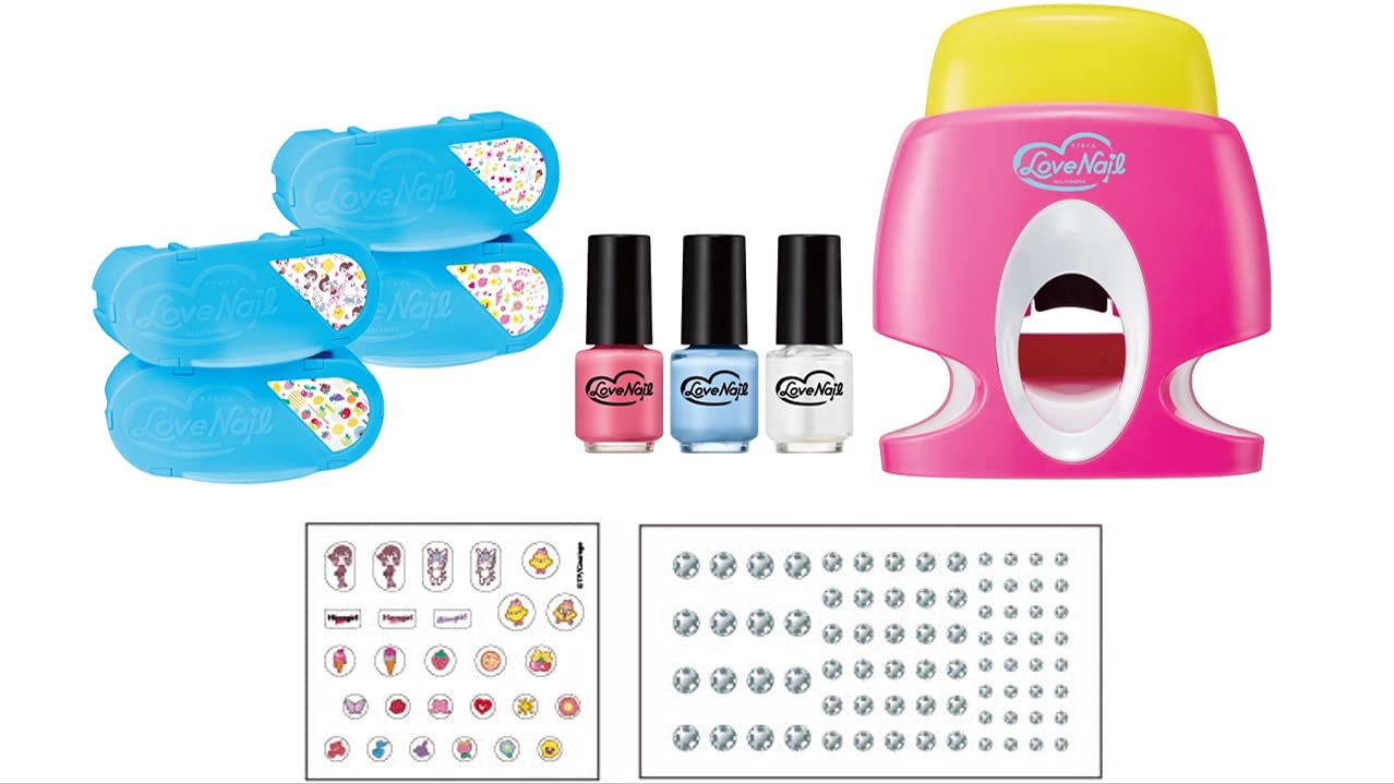 

Agatsuma Love Nail Nail Stamper Hinagirl Cute Set Pink
