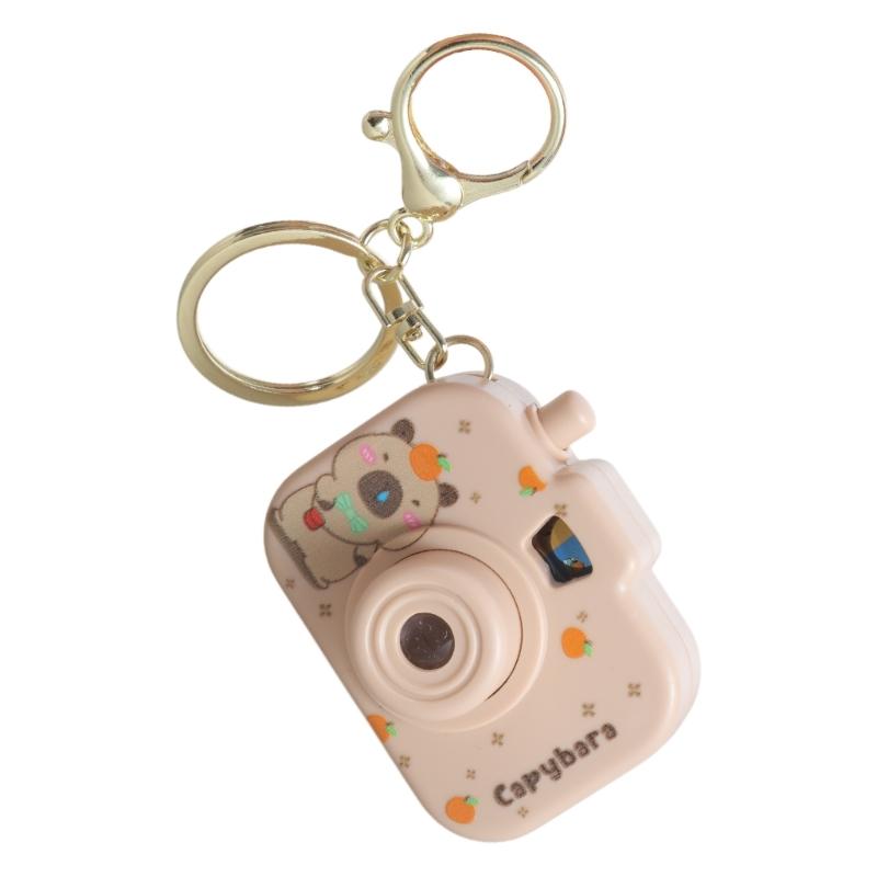 Creative Capybaras Projection Camera Keychain With Built In Mini Projector For Adults And Anime Enthusiasts
