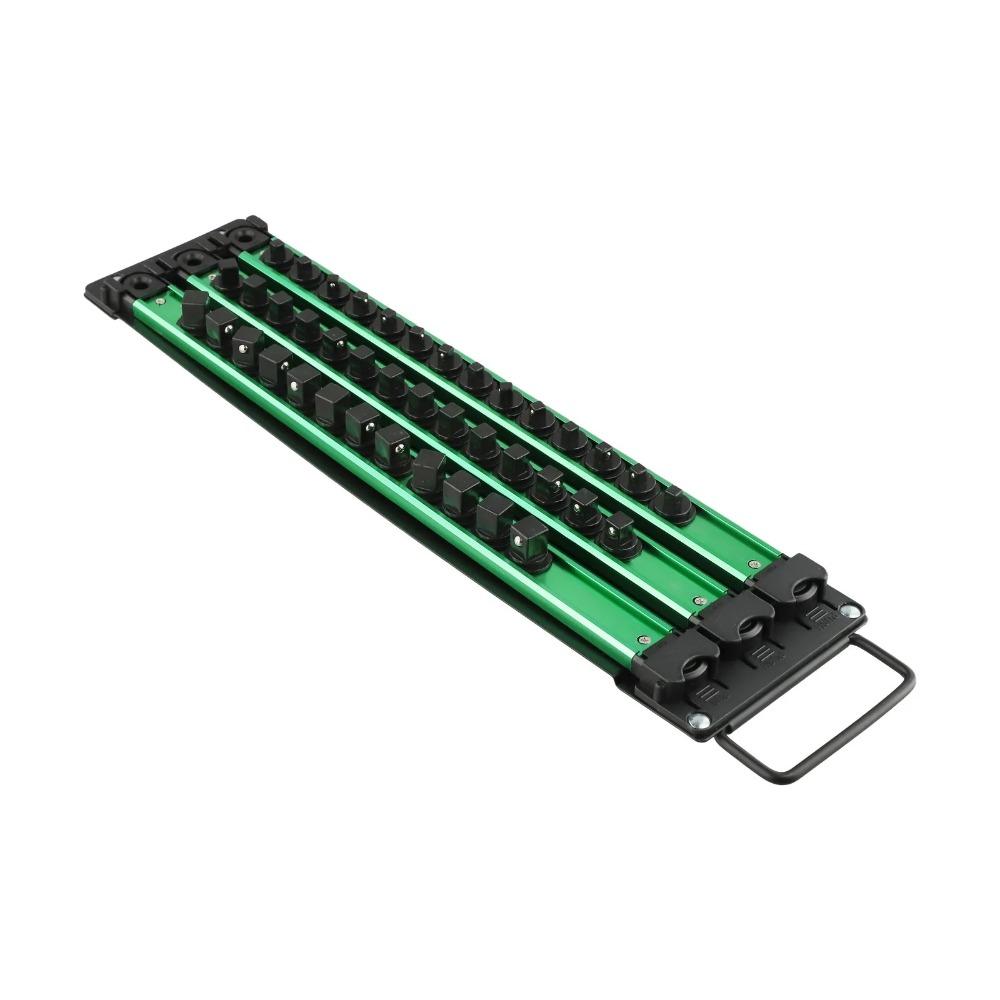 1/4 3/8 1/2 Inch Sleeve Storage Rack Heavy Duty Socket Rack  Absorption Device Holder