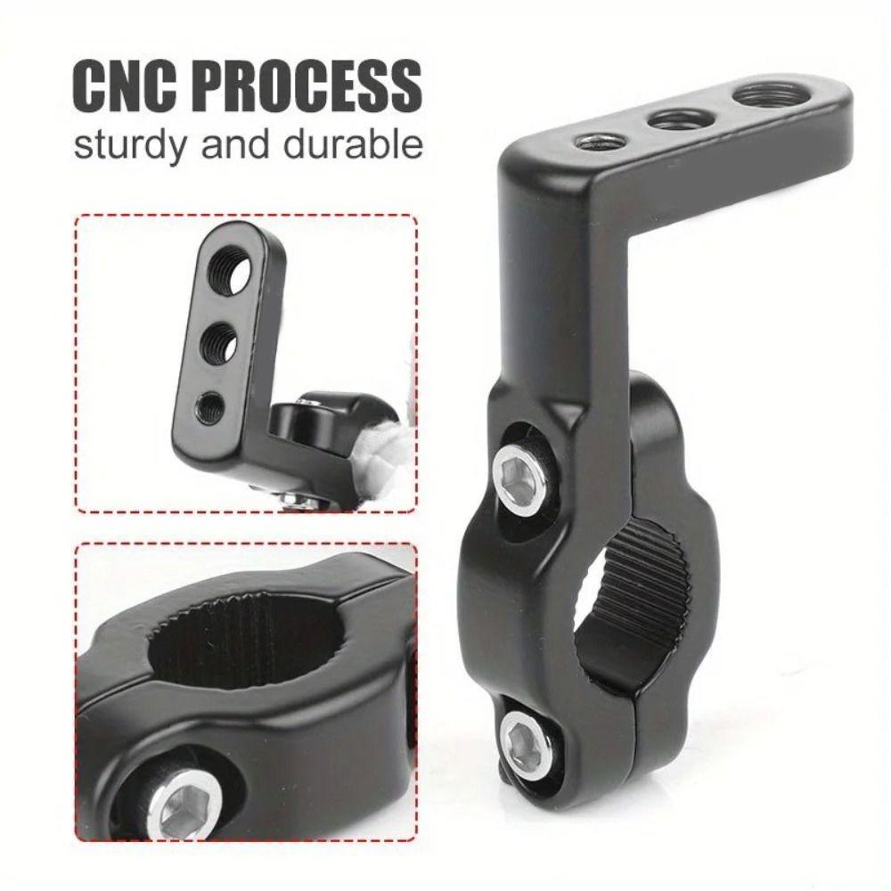 Universal Motorcycle Handlebar Bracket Aluminum Headlight Holder  Motorcycles Accessories