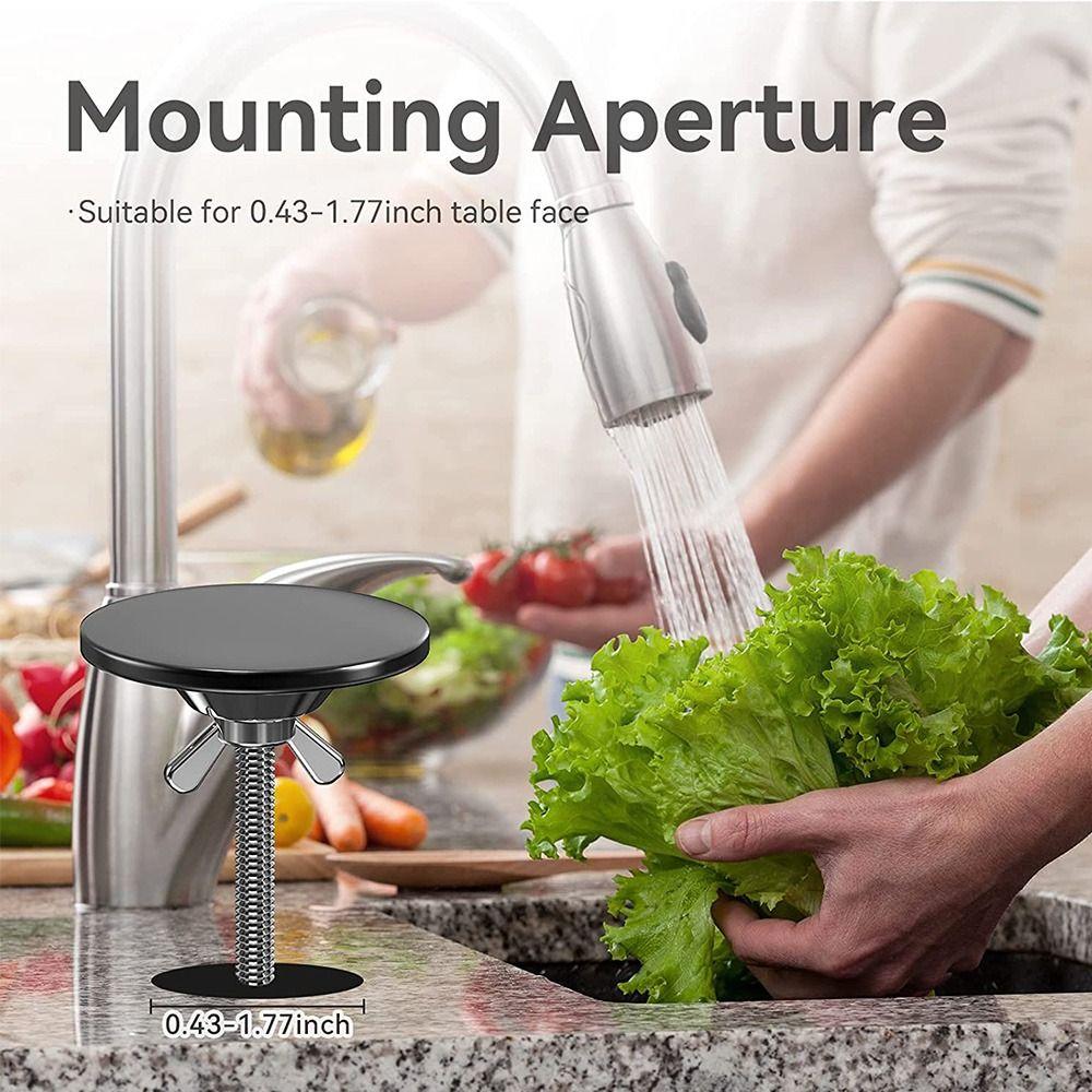 1PC Kitchen Sink Hole Cover Faucet Stainless Steel Kitchen Sink Tap Hole Plate Stopper Cover Blanking Metal Plug