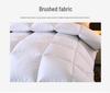 All-Season Double Quilt with Feather Velvet Cover for Autumn/Winter - Hotel-Quality Silk Cotton Quilt Core