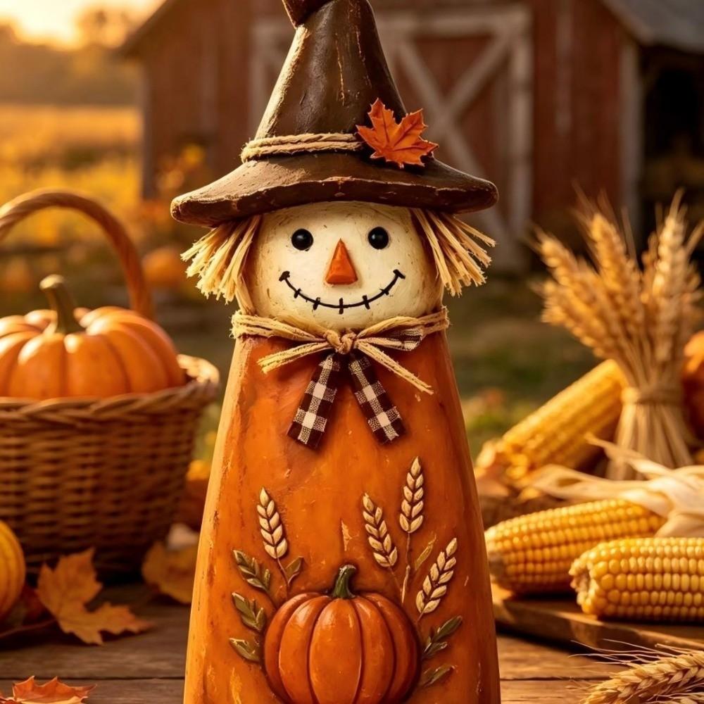 Vintage Style Fall Decor Set Tabletop Witch Table Decorations  Autumn Decoration
