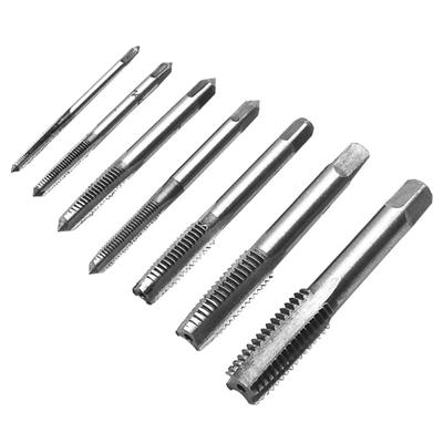 7-teiliges Gewindebohrer-Set mit Außengewinde, Metallbohrer, M3, M4, M5, M6, M8, M10, M12, metrisch, Schlaggewinde, Stecker, Gewindebohrer, mechanische Werkstattwerkzeuge