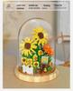 Premium Sunflower Eternal Flower Micro-Particle Building Block Toy - Compatible with Lego, Christmas Ornament, Educational Gift