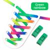 Press Lock Shoelaces No Tie Shoe Laces Without Ties Elastic Laces Sneaker Flat Rainbow Shoelace for Shoes Adults Kids