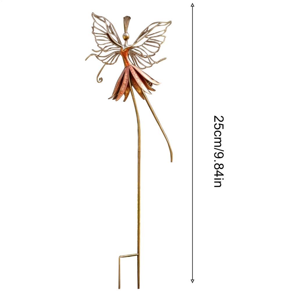 Garden Stakes Decor Fairy Shape Farmhouse Decor Yard Fairy Decorations Stakes for Outdoor Courtyard Pot Spring Nature Indoor