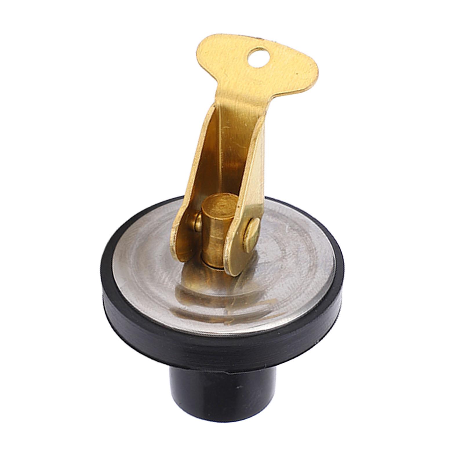 

19mm Compression Drain Plug Brass Screw Type Rubber Seal Boat Yacht Marine AccessoriesDiameter 7/8in