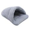 Tykk Fleece Varm Hund Katt Telt Cave Nest Seng Slipper Shape Pet Sovepose