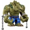 Big Size 10.5cm Killer Croc Tail Gator Crocodile Killer Model Building Blocks Enlighten Action Figures Bricks Toys For Children