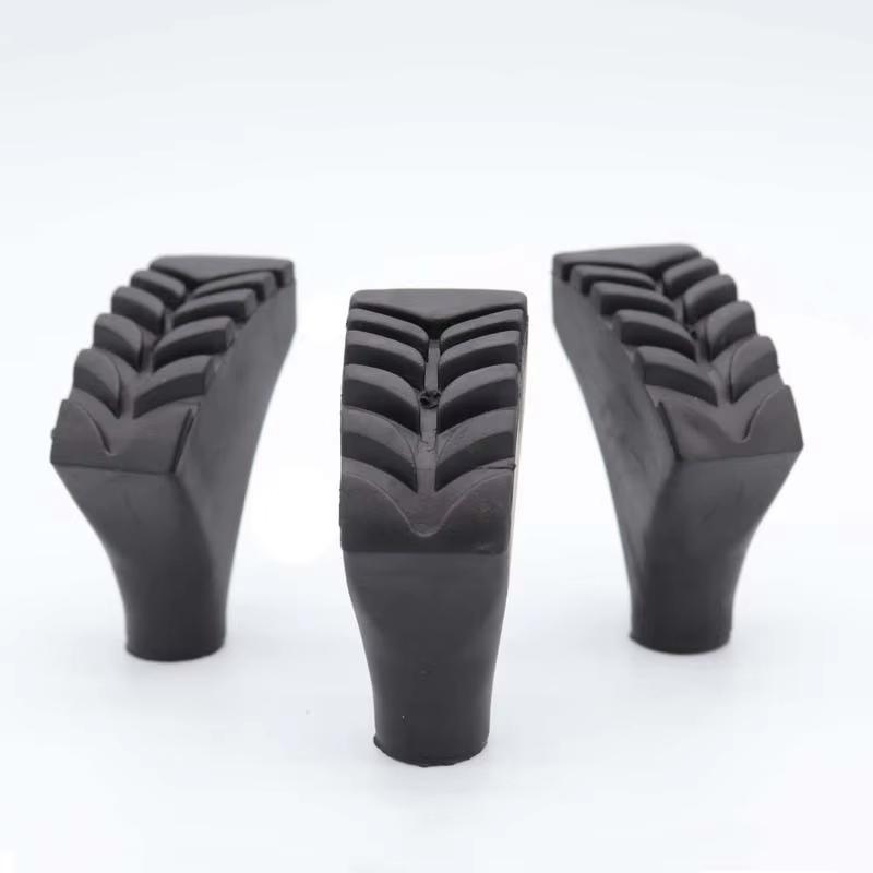 10Pcs Walking Trekking Pole Tip Protectors Anti-skid Rubber Buffer Pads Durable Replacement Parts for Cross-country Hiking Camping