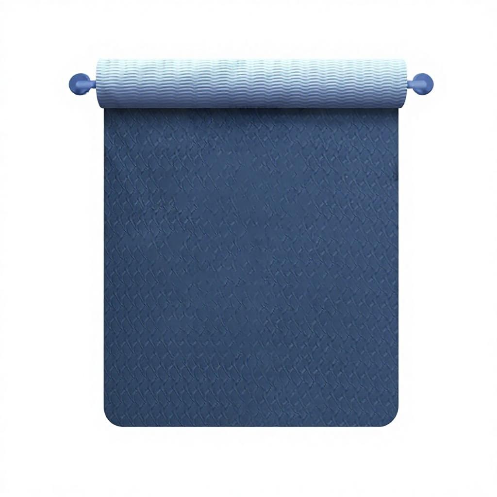TPE Double-sided Non-Slip Thickened Wide Yoga Mat Shock Absorption 68mm Thickness 183/185cm Length for Rope Skipping Dance