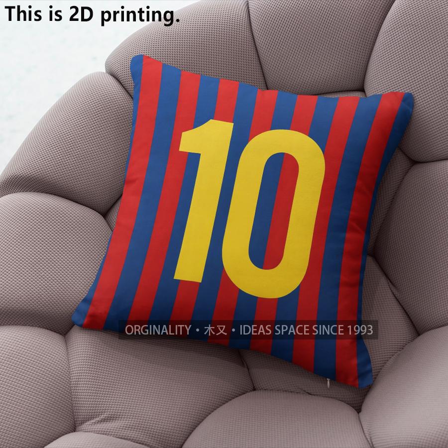 Football Star Soccer Goalkeeper Throw Pillow Covers Pattern Cushion Cover Suitable For Sofa Bedroom Car Pillow Cover