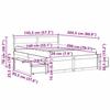 VidaXL Bed with Drawers and Mattress White 140x200 Cm Solid Pine Wood, Bedroom Furniture, Wooden Bed, Bed with 3281899