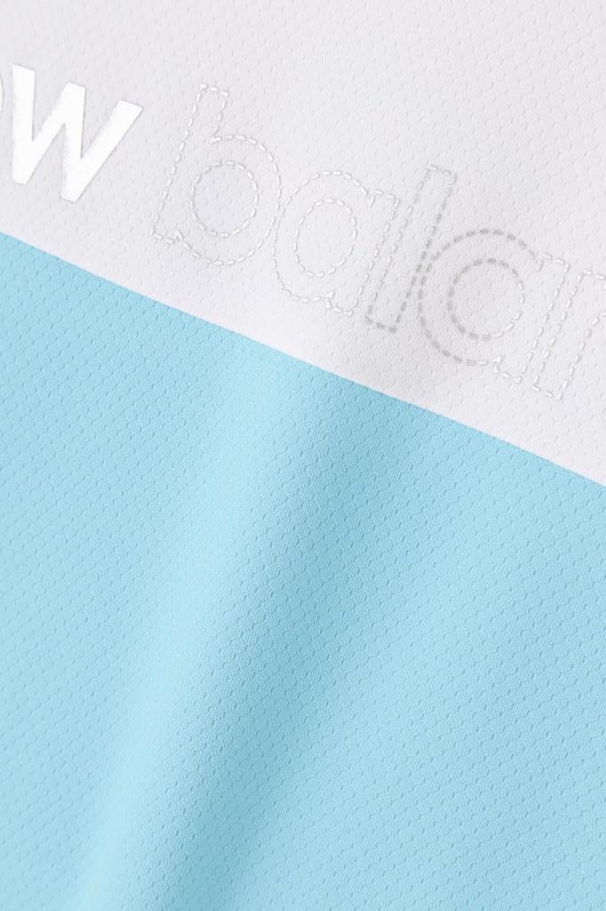 Golfkortärmad polotröja Termisk UV x Blå 1 [New Balance] Dam (KoKaGeMAX Kylning, Skydd, Stretch) / 012-4166507 110_Vit [M]