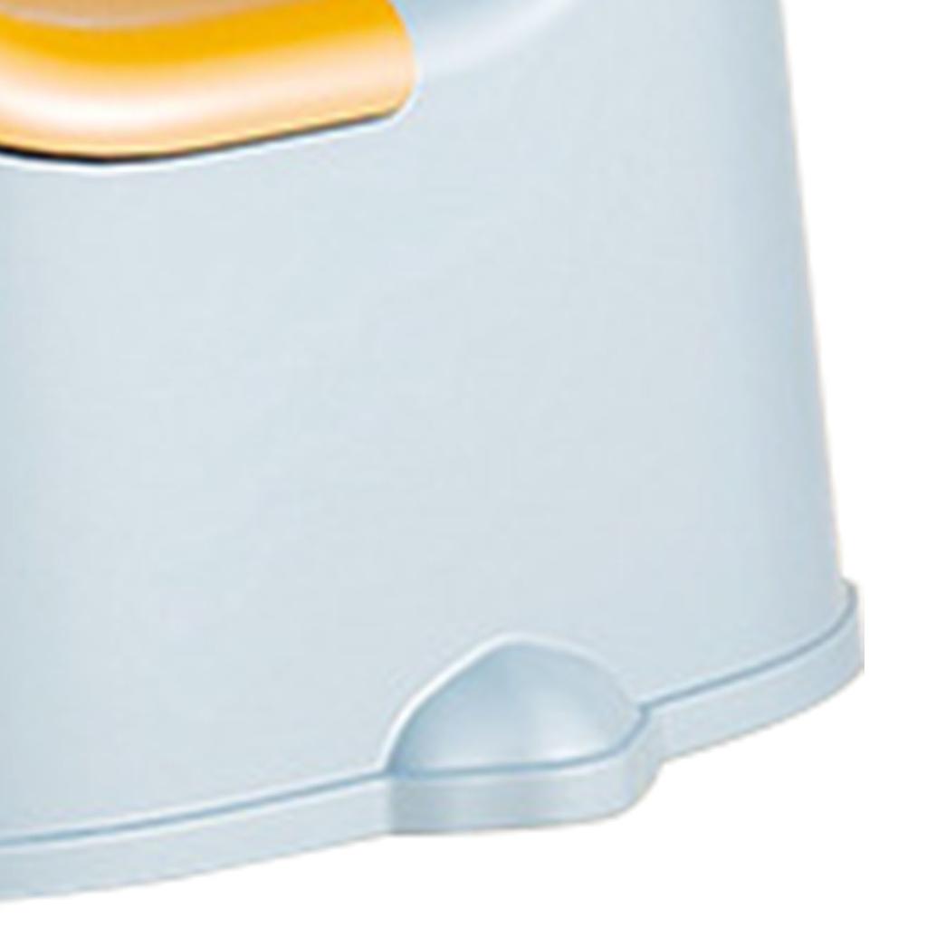 Baby Potty Training Toilet Cute Shape Rounded Edges Prevent Slip Comfortable Baby Potty Toilet for Baby Toddler Blue