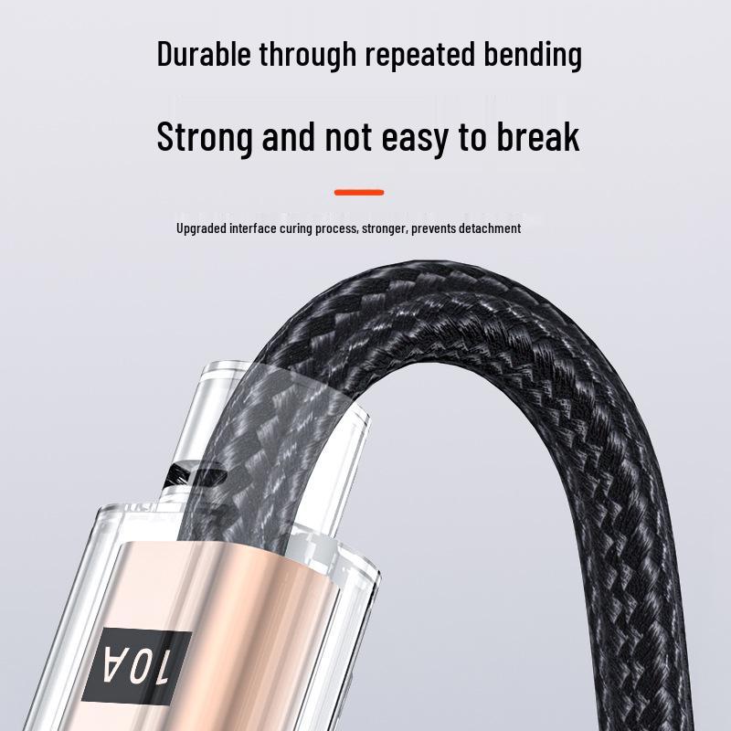 Braided 120W 6A Super Fast Charging Type-C Cable for Huawei Honor Phones