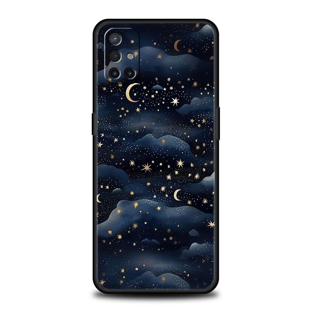 Phone Case For Oneplus 13R 13 12 10T 11 R10 Nord N100 N200 N10 9 9R CE 2 3 Z Pro Lite 5G Soft TPU Cover Fashion Starry Sky Stars