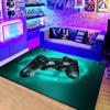 3D Cartoon Gamer Game Controller Area Rug,Carpet Rug for Living Room Bedroom Sofa Doormat Decoration Kid Play Non-slip Floor Mat