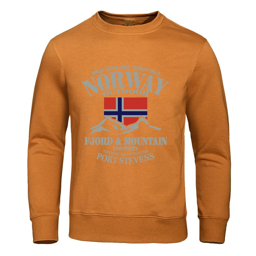 Norway Fjord Mountain Prints Hoodies Forautumn Street S-Xxl Hoodie Loose Fashion Hoody Cartoons Casual Clothing Women