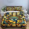 Eye of Horus motif. Bedding sets Duvet cover sets Duvet covers Pillowcases(1 * Duvet Cover 2 * Pillowcases without duvet insert)