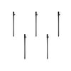 Hot Sale Fishing Bank Stick Delicate Texture Carp Fishing Bank Stick Adjustable Bankstick Bite Alarm Extension Rod Black 1-5PCS