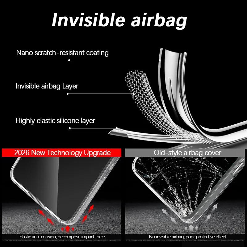 Ultra Thin Transparent Phone Cases For VIVO IQOO Z11 Turbo Z11Turbo 5G V2536A Soft Clear TPU Shockproof Back Cover Housing Capas