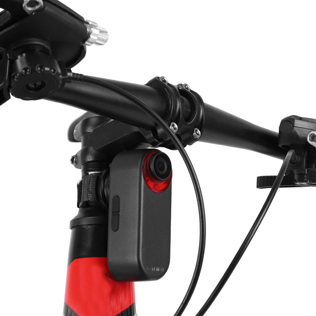 Bike Rear View Camera with Tail Light 4K HD Bike Camera IPX6 Waterproof Continuous Recording for Night Riding Road Mountain