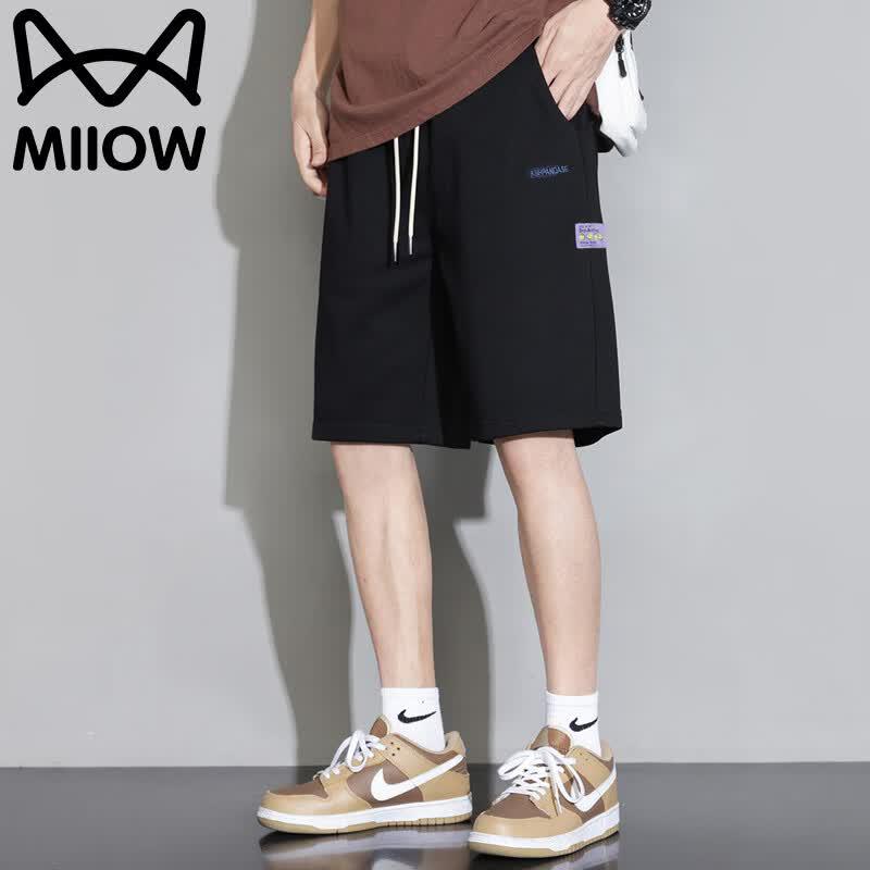 MiiOW Men s Casual Summer Drawstring Shorts L