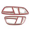 For Toyota Highlander XU70 2024 Car Interior Part Refit Styling Seat Adjustment Switch Panel Stainless Steel Sticker