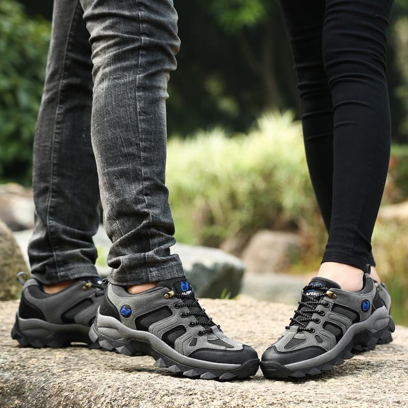 36-48 Unisex Large Size Outdoor Ultra Lightweight Non-Slip Hiking Shoes Women's Hiking Shoes