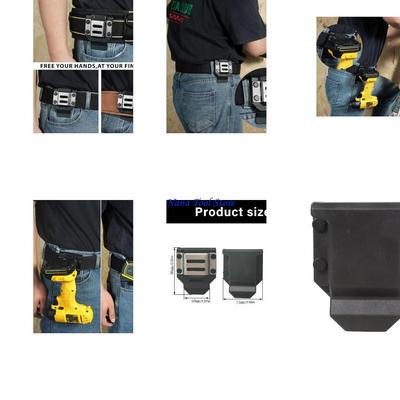 31GJ Drill Holder Tool Holsters Compatible for Impact Drill Guns Tape Measures