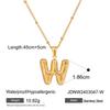 Stainless Steel Letter Necklace Pendant, High-end Collar Chain, Titanium Steel Jewelry for The Neck.