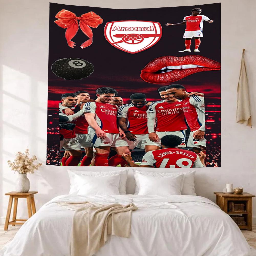 Arsenal Custom Your Name Wall Decor Tapestry Art For Pet Memorial Birthdaywedding Party Backdrop Family Gift