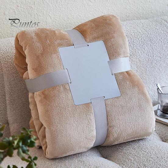 Lightweight Plush Blanket Solid Color Flannel Throw Blanket, for Bed, Portable Nap Sofa, Couch, Soft Fuzzy Sleeping All Seasons Warm