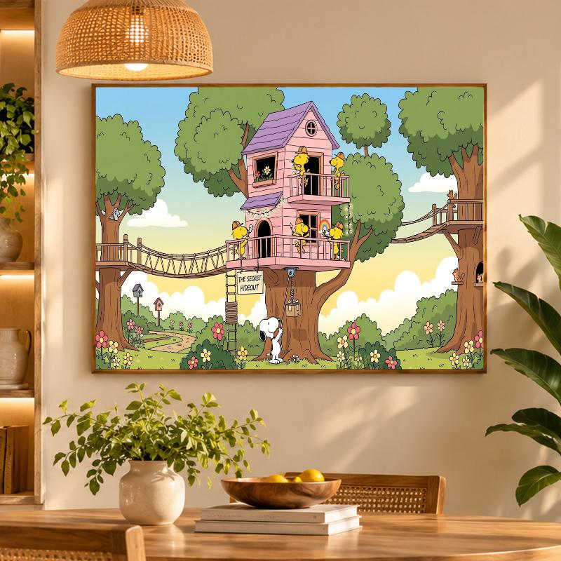 5D Diamond Painting Snoopy Peanuts DIY Full Drill Diamond Art Kit Home Decoration